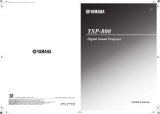 Yamaha YSP800S - Digital Sound Projector Five CH Speaker Manual do proprietário