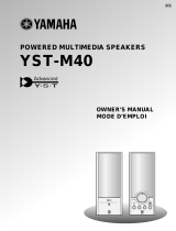 Yamaha YST-M40 Manual do proprietário