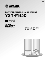 Yamaha YST-M45D Manual do proprietário