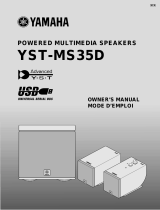 Yamaha YST-MS35D Manual do proprietário