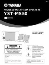 Yamaha YST-MS50 Manual do usuário