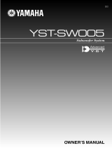 Yamaha YST-SW005 Manual do proprietário
