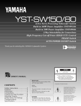 Yamaha YST-SW150/80 Manual do proprietário