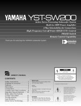 Yamaha YST-SW200 Manual do proprietário