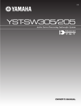 Yamaha YST-SW305 Manual do usuário