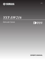 Yamaha YST-SW216 Manual do proprietário