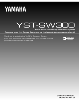 Yamaha YST-SW300 Manual do proprietário