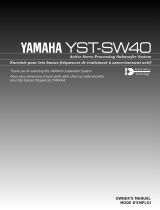 Yamaha YST-SW40 Manual do proprietário