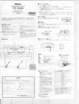 Yamaha YT-1000 Manual do proprietário