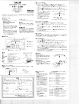 Yamaha YT-1200 Manual do proprietário