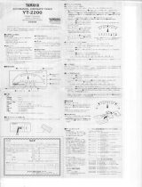 Yamaha YT-2200 Manual do proprietário