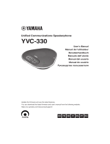 Yamaha YVC-330 Manual do usuário