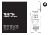 Motorola T60 Walkie Talkie Manual do proprietário