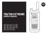 Zebra T80 Extreme Walkie Talkie Manual do proprietário