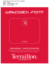 Terraillon WEB COACH FORM Manual do proprietário
