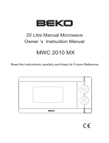 Beko MWC 2010 MX Manual do proprietário