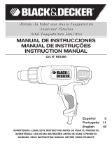 Black & Decker HG1500 Manual do usuário
