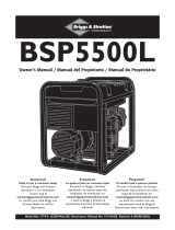 Briggs & Stratton BSP5500L Manual do usuário