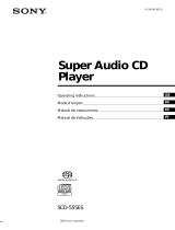 Sony SACD-1 Manual do usuário
