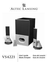 Altec Lansing VS4221 Manual do usuário