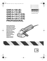Bosch GWS 8-125 C (CE) Manual do usuário
