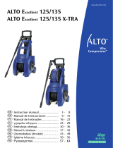 Nilfisk-ALTO Excellent 125/135 X-TRA Manual do usuário