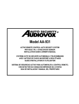 Audiovox AA-931 Manual do usuário