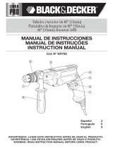 Black & Decker KR750 Manual do usuário