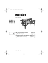 Metabo KHE-D 24 Manual do usuário
