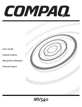 Compaq MV 540 Guia de usuario