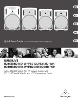 Behringer Eurolive B212D Manual do usuário