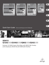 Behringer Xenyx Q502 Manual do proprietário