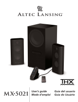 Altec Lansing THX MX5021 Manual do usuário