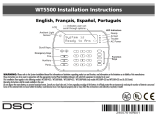 DSC WT5500 Guia de instalação