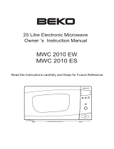 Beko MWC 2010 EW Manual do proprietário