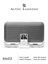 Altec Lansing M602 Manual do usuário