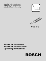Bosch GGS 27 L PROFESSIONAL Instruções de operação