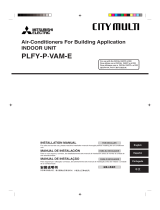 Mitsubishi Electric PLFY-P-VAM-E Guia de instalação
