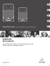 Behringer EUROLIVE B112D Manual do usuário
