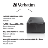Verbatim 2-Disk RAID USB and eSATA External Hard Drive Guia de usuario