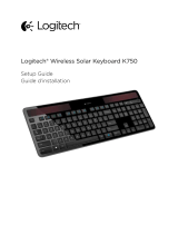 Logitech Wireless Solar Keyboard K750 Manual do usuário