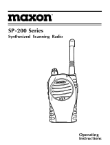 Maxon Synthesized Scanning Radio Manual do usuário