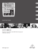 Behringer XENYX 302USB Manual do usuário