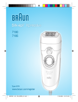 Braun 7180, 7185, Silk-épil Xpressive Manual do usuário