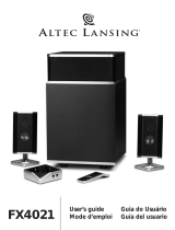 Altec Lansing FX4021 Manual do usuário