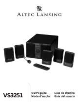 Altec Lansing VS3251 Manual do usuário