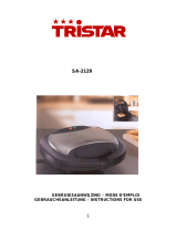 Tristar SA-2129 Manual do proprietário