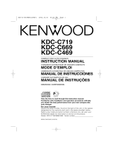 Kenwood KDC-C719 Manual do usuário