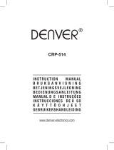 Denver CRP-514 Manual do usuário
