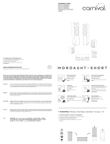 Mordaunt-Short Carnival 6 floorstanding Guia de instalação